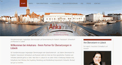 Desktop Screenshot of ankatrans.de